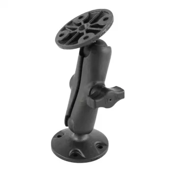 RAM Mounts B-Size montážní sada dvojitého kulového ramene se dvěma kulatými základnami