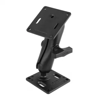 RAM MOUNTS RAM-102U-2461 adaptér s dvojitou deskou VESA 75x75 mm pro 1,5 inch kulové základny