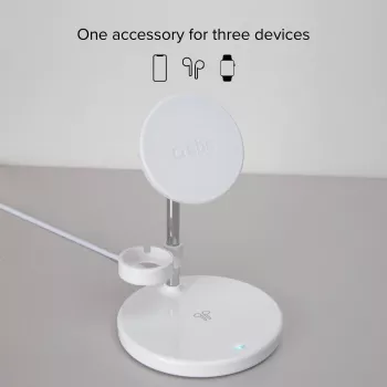 SBS TEWIRMAG3IN1 3v1 bezdrátová nabíjecí stanice s MagSafe pro iPhone, Apple Watch a AirPods