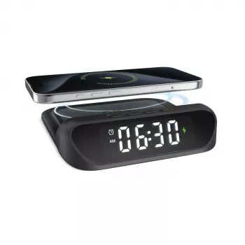 SBS budík s 15W bezdrátovou nabíječkou (TEWIRCLOCK)