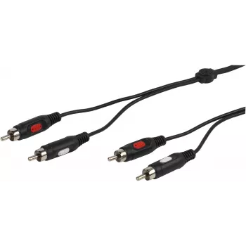 Vivanco 2xRCA to 2xRCA Audio Cable 1.5 m (VVA2RCA15MMK)