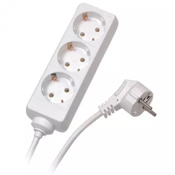 Vivanco Extension Cord 3 Sockets 1.4 m, white (VVELSTR3SCHWP)