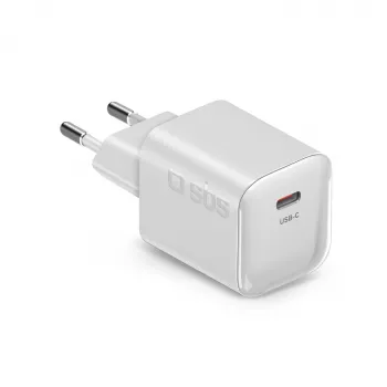 SBS 20W USB-C PD síťová nabíječka – bílá