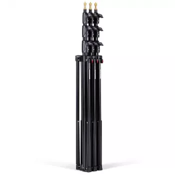 Manfrotto 1004BAC-3 vzduchem tlumený 4dílný set světelných stativů (3 ks, černý)
