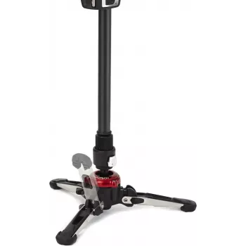 Manfrotto MVMXPROBASE fluidní základna monopodu s FLUIDTECH 3D pohybem pro monopody XPRO, černá