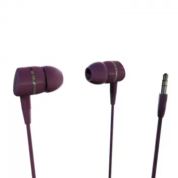 Vivanco VVEARSOLIDSOUNDR drátová in-ear sluchátka s konektorem 3,5 mm, červená