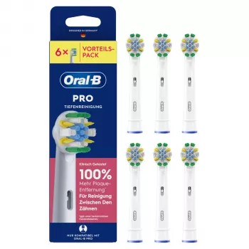 Oral-B Pro Deep Clean Replacement Brush Heads, 6 Pack