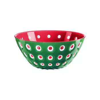 Guzzini Le Murrine Serving Bowl 25 cm Emerald Green/White/Red