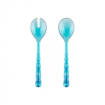 Guzzini Vanity Salad Servers Sea Blue