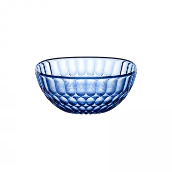 Guzzini Vanity Bowl 25 cm Denim Blue – Transparent SAN Serving & Decorative Bowl, 2.5L