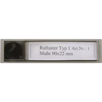 BTicino Terraneo 1 Call Button Module, 90x22 mm