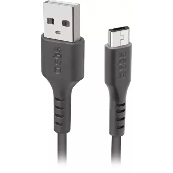 SBS kabel USB na microUSB 1 m, černý (LTHL200)