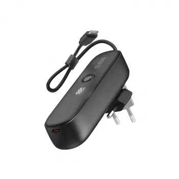 SBS TETRBB5000PD20 5000 mAh 20W Power Delivery power banka černá