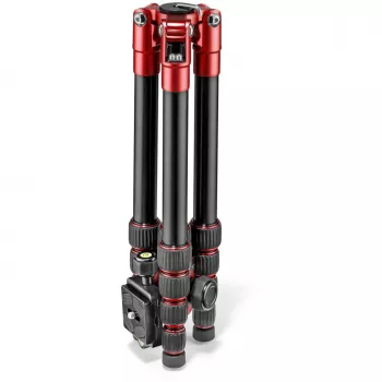 Hliníkový 5dílný stativ Manfrotto Element Traveller s kulovou hlavou, červený