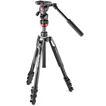 Karbonový video stativ Manfrotto BEFREE Live Lever s fluidní hlavou