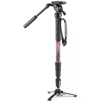 Hliníkový video monopod Manfrotto Element MII s fluidní hlavou 400 Series (MVMELMIIA4LIVE)
