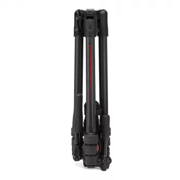 Cestovní stativ Manfrotto MKBFRTC4GTFB-3W Befree GT Carbon Fiber s třícestnou fluidní hlavou, Twist-Locks, nosnost 10 kg, max. výška 164 cm, černý