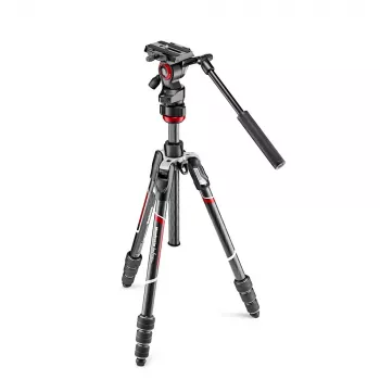 Sada karbonového videostativu Manfrotto MVKBFRTC-LIVE s kapalinovou hlavou Befree Live