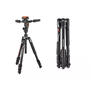 Hliníkový stativ Manfrotto MKBFRLA-3W Befree 3-Way Live s kapalinovou hlavou, černý