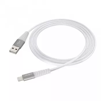 JOBY nabíjecí a synchronizační kabel Lightning, 1,2 m, bílý (JB01812-BWW)