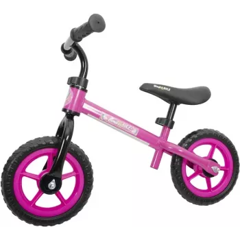 Balance kolo 10 Pink - ultralehké dětské kolo s bezdušovými pneumatikami EVA, nastavitelným sedlem a řídítky, 18 měsíců-5 let, max. 25 kg