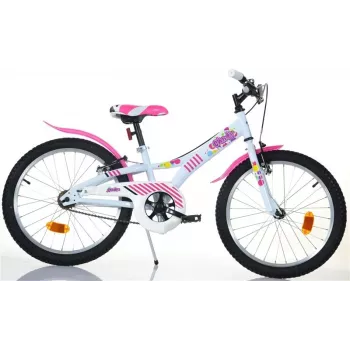 Dětské kolo Candy 20 77330 bílo/růžové
