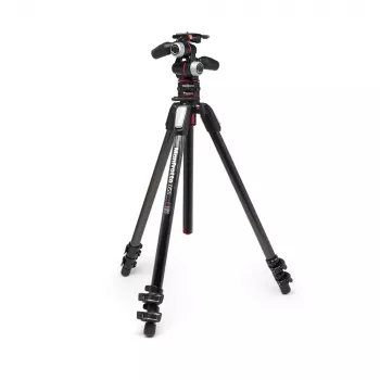 Karbonový stativ Manfrotto MK055CXPRO33WQR se 3 sekcemi nohou a hlavou XPRO 3-Way