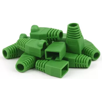 DSIT DANICOM RJ45 Strain Relief Boot Green 10-Pack