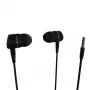 Vivanco VVEARSOLIDSOUNDK in-ear sluchátka s mikrofonem, 3,5mm jack, vyvážený zvuk se silnými basy, černá