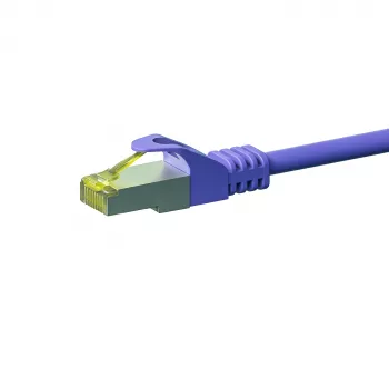 DSIT DC-78-150 Cat.7 S/FTP PiMF RJ45 síťový kabel, fialový, 15m