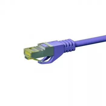 DSIT DC-78-150 Cat.7 S/FTP PiMF RJ45 síťový kabel, fialový, 15m