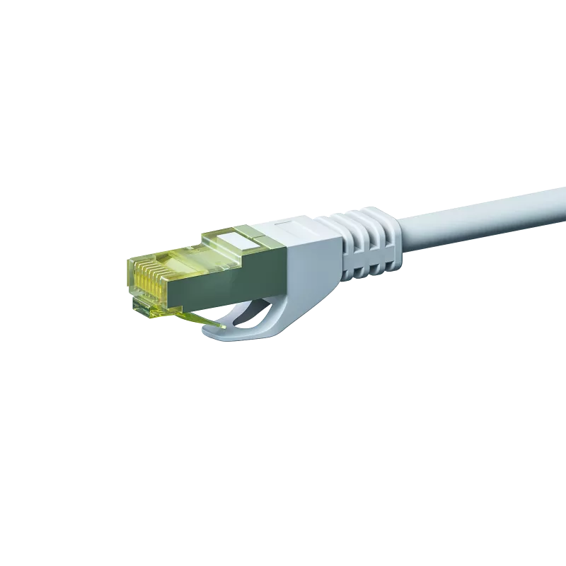 DSIT Cat.7 S/FTP síťový patch kabel, RJ45, 20 m, bílý