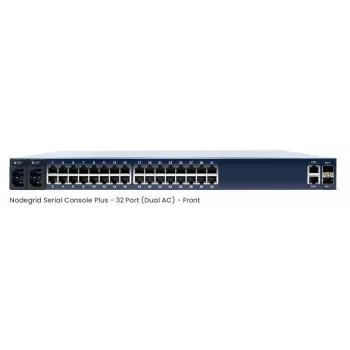 Sériový konzolový server ZPE Systems Nodegrid Serial Plus - Core, Rolled, 2jádrový procesor, 4 GB DDR4, 16 GB SSD, 2 x SFP, 2 x GbE, duální AC