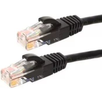 DSIT CAT6 U/UTP síťový patch kabel 15m černý 100% měď (DC-60-150)