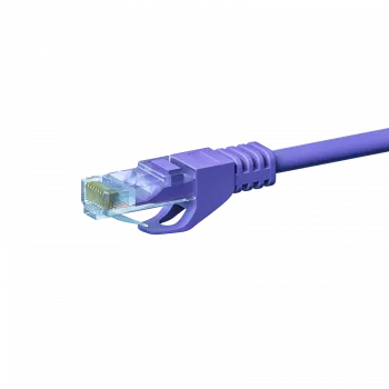 DSIT CAT5e Network Patch Cable, U/UTP, 3 m, Violet, 100% Copper (DC-58-030)