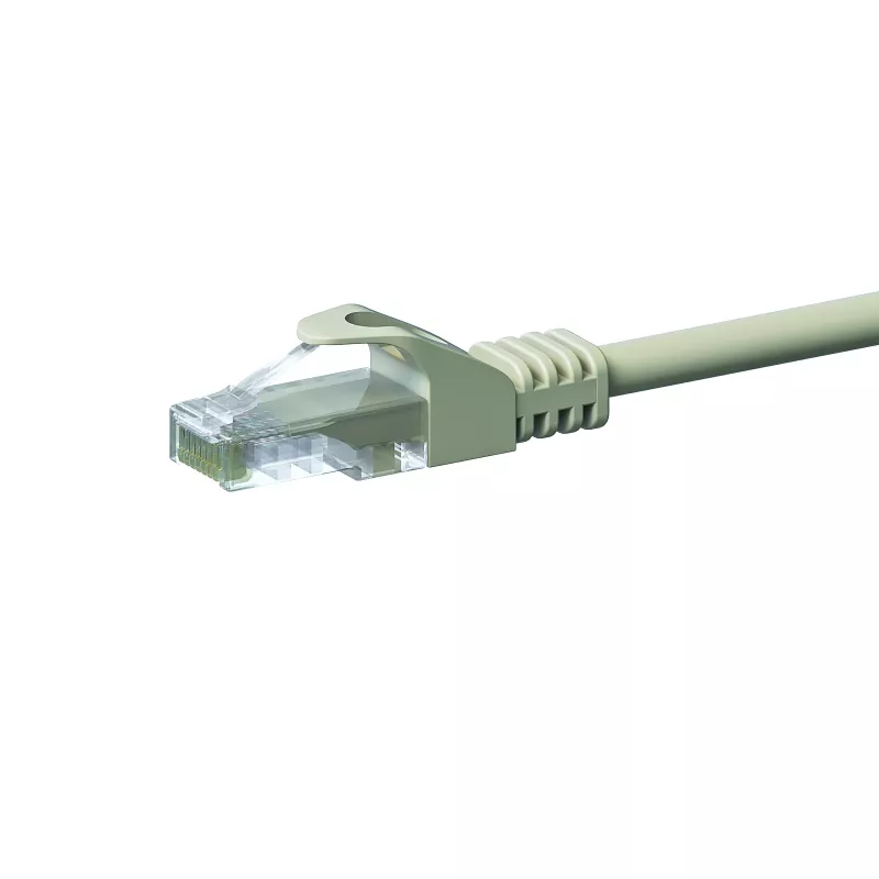 DSIT CAT 5e U/UTP síťový patch kabel 10m šedý CCA (DC-C51-100)