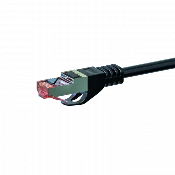 DSIT CAT 6 síťový kabel LSOH - S/FTP - 10 metrů - černý (DC-S60-100)