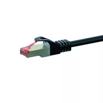 DSIT CAT 6 S/FTP LSOH síťový patch kabel, 20 m, černý