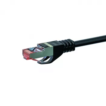 DSIT CAT 6 S/FTP LSOH síťový patch kabel, 20 m, černý