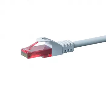 DSIT CAT6 U/UTP gigabitový ethernetový patch kabel, 0,15 m, bílý, 100% měď, RJ45, 250 MHz, plášť PVC