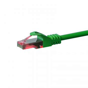 DSIT CAT6 U/UTP síťový kabel, 0,15 m, zelený, 100% měď (DC-63-001)