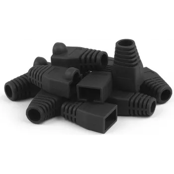 Ochrana proti zlomení kabelu DSIT DANICOM RJ45 černá 10 ks (DC-RJ45-BOOT-BLACK-10PCE)