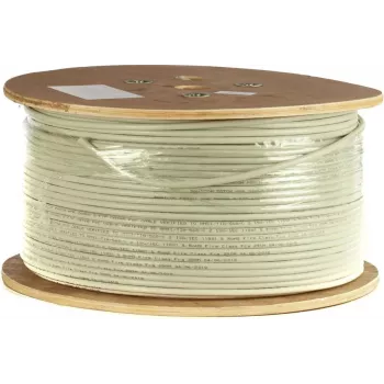 DSIT CAT6A SFTP 500 m instalační kabel s plným vodičem - LSZH B2ca - modrý