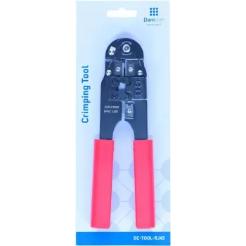 Krimpovací kleště DSIT DC-TOOL-RJ45 RJ45 s řezačkou kabelů a odizolovacími kleštěmi