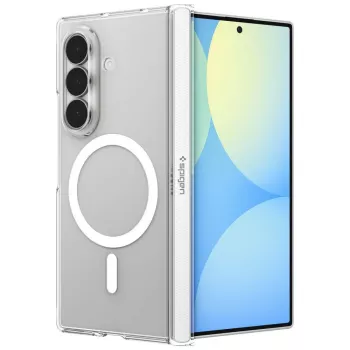 Spigen Air Skin Zero MagFit Case for Samsung Galaxy Z Fold 8 Ultra, MagSafe Compatible, Clear White (ACS11495)