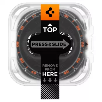 Spigen Glas.TR EZ-FIT AC Screen Protector for Samsung Galaxy Watch Ultra 2 (47mm) Clear 2-Pack