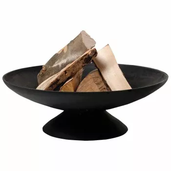 Ohniště Fire Bowl L z litiny pro venkovní použití, 60 cm, kulaté, na dřevo a dřevěné uhlí, černé