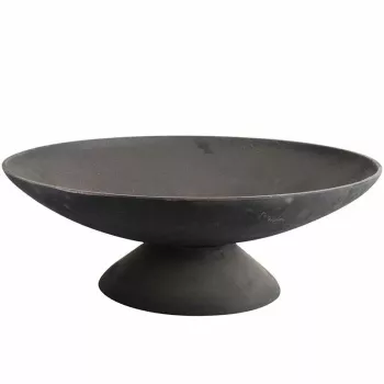 Ohniště Fire Bowl L z litiny pro venkovní použití, 60 cm, kulaté, na dřevo a dřevěné uhlí, černé
