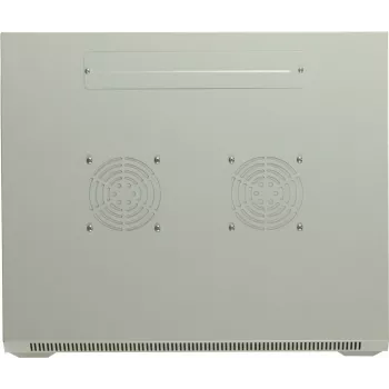 DSIT 15U nástěnná serverová skříň se skleněnými dveřmi, bílá, 600x600x770 mm