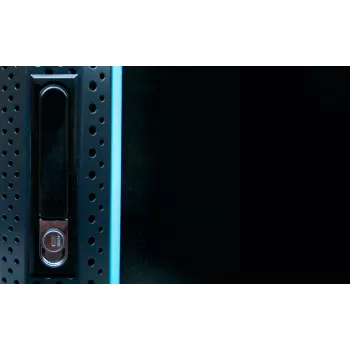 DSIT 27U 19 inch serverový rack se skříní a tvrzenými skleněnými dveřmi, 600x800x1400mm, černý